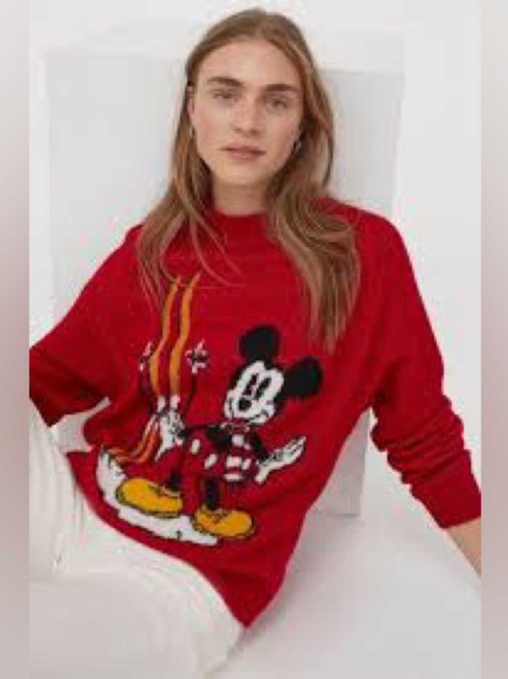 NEW Disney H&M Mickey Winter Sweater - Picture 2 of 9